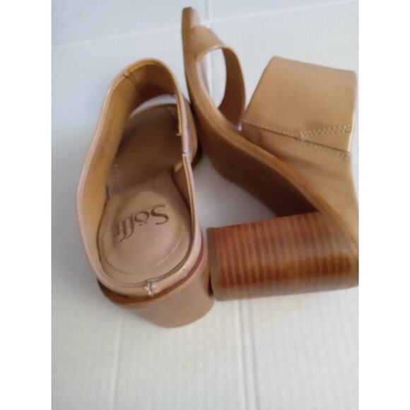 NWOT Sofft Women's Size 8.5 Sheila Leather Dress Slide in Caramel. Dressy - Picture 8 of 11